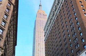 ニューヨークのシンボルのひとつ、エンパイア・ステートビルディング